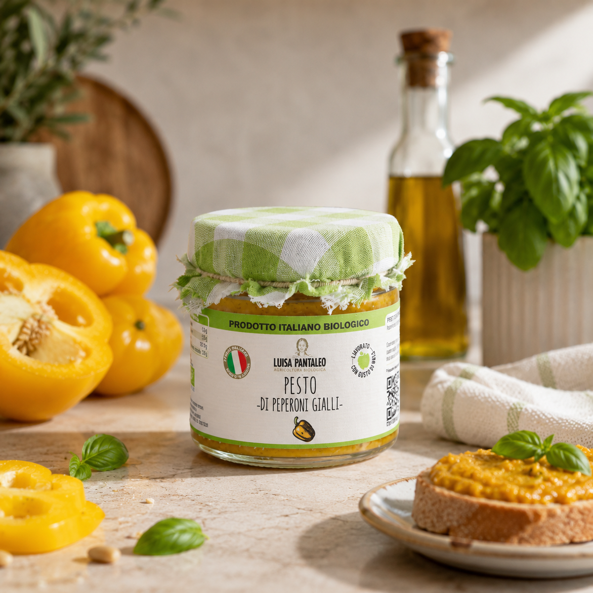 Bio-Gelbpeperonipesto 175 g