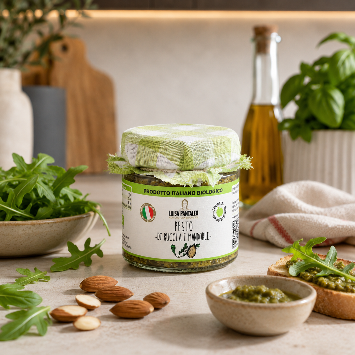 Bio-Rucola-Mandelpesto 170 g