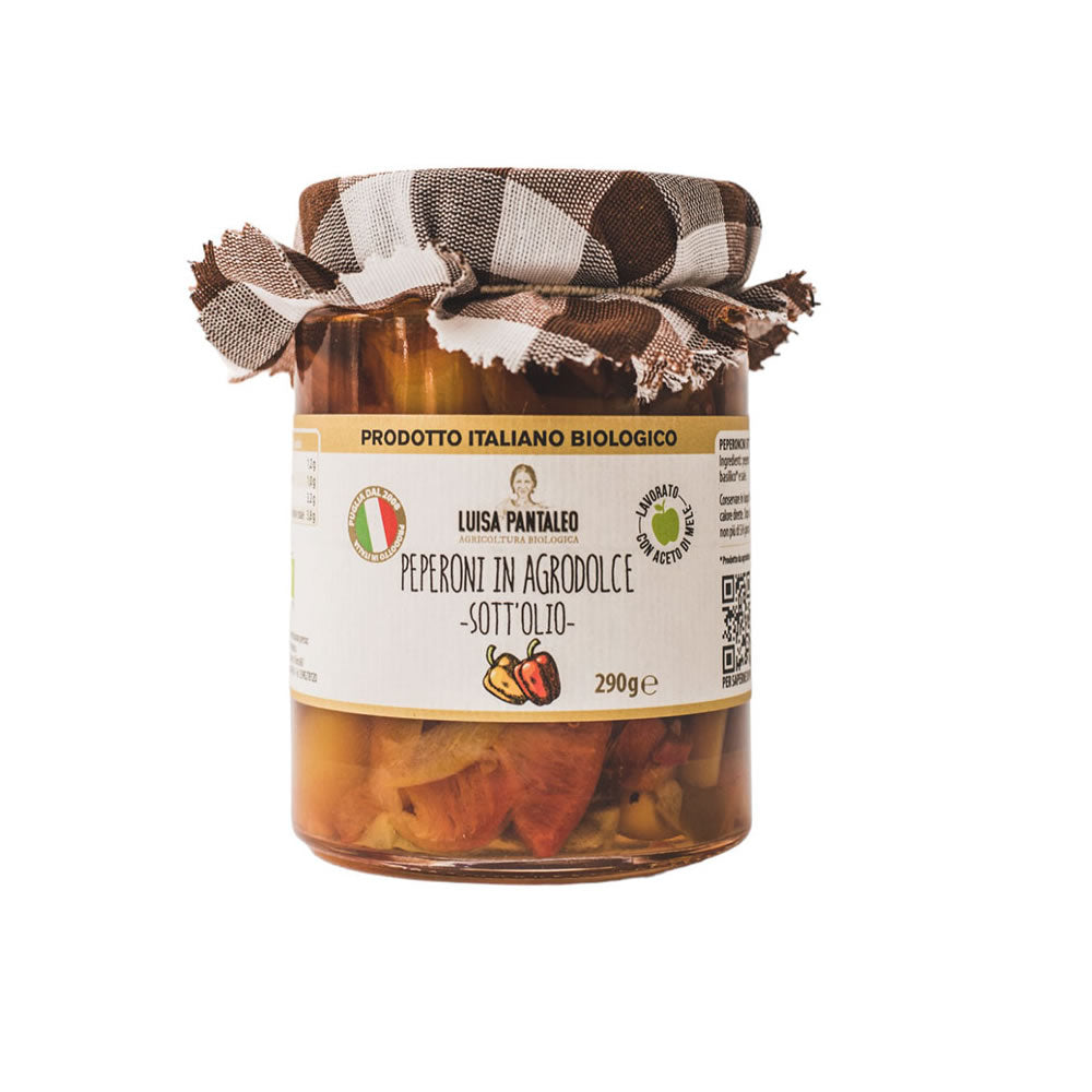 Bio Paprika süß-sauer in Öl 270 g
